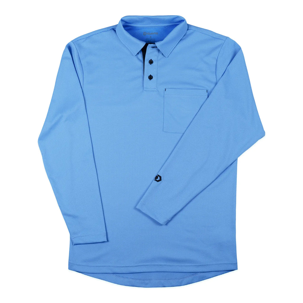 Little League BFX MLB Replica LS MLB Blue Umpire Shirt