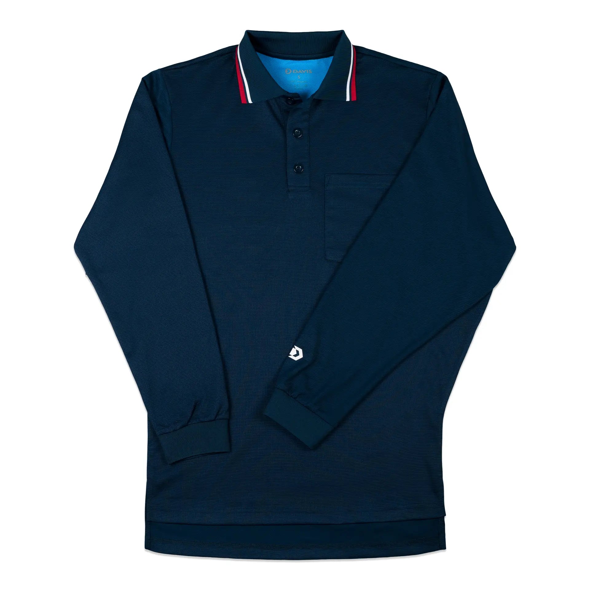 Little League BFX Traditional LS Navy Umpire Shirt