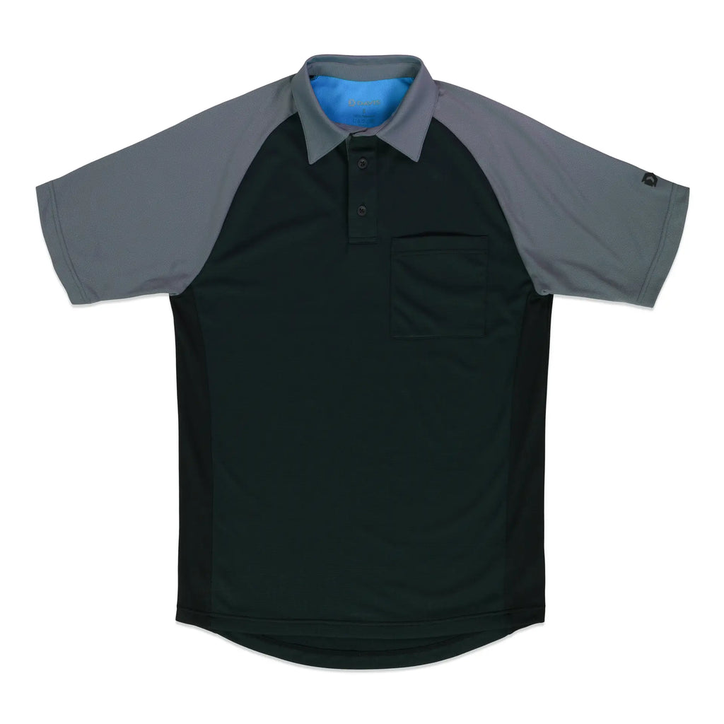 Little League MX3 Black/Charcoal Raglan Sleeve Umpire Shirt