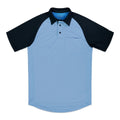 MX3 Powder Blue/Black Raglan Sleeve Umpire Shirt