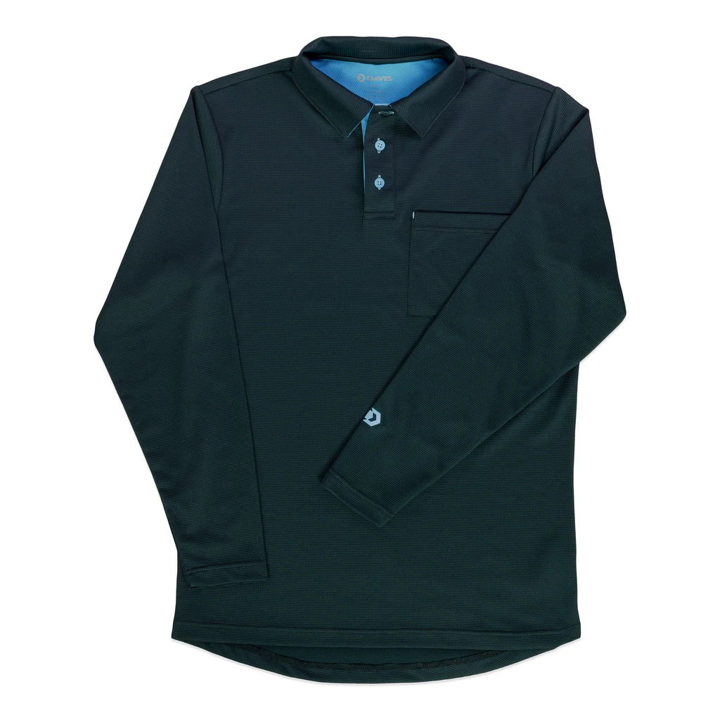 Little League BFX MLB Replica LS Black Umpire Shirt