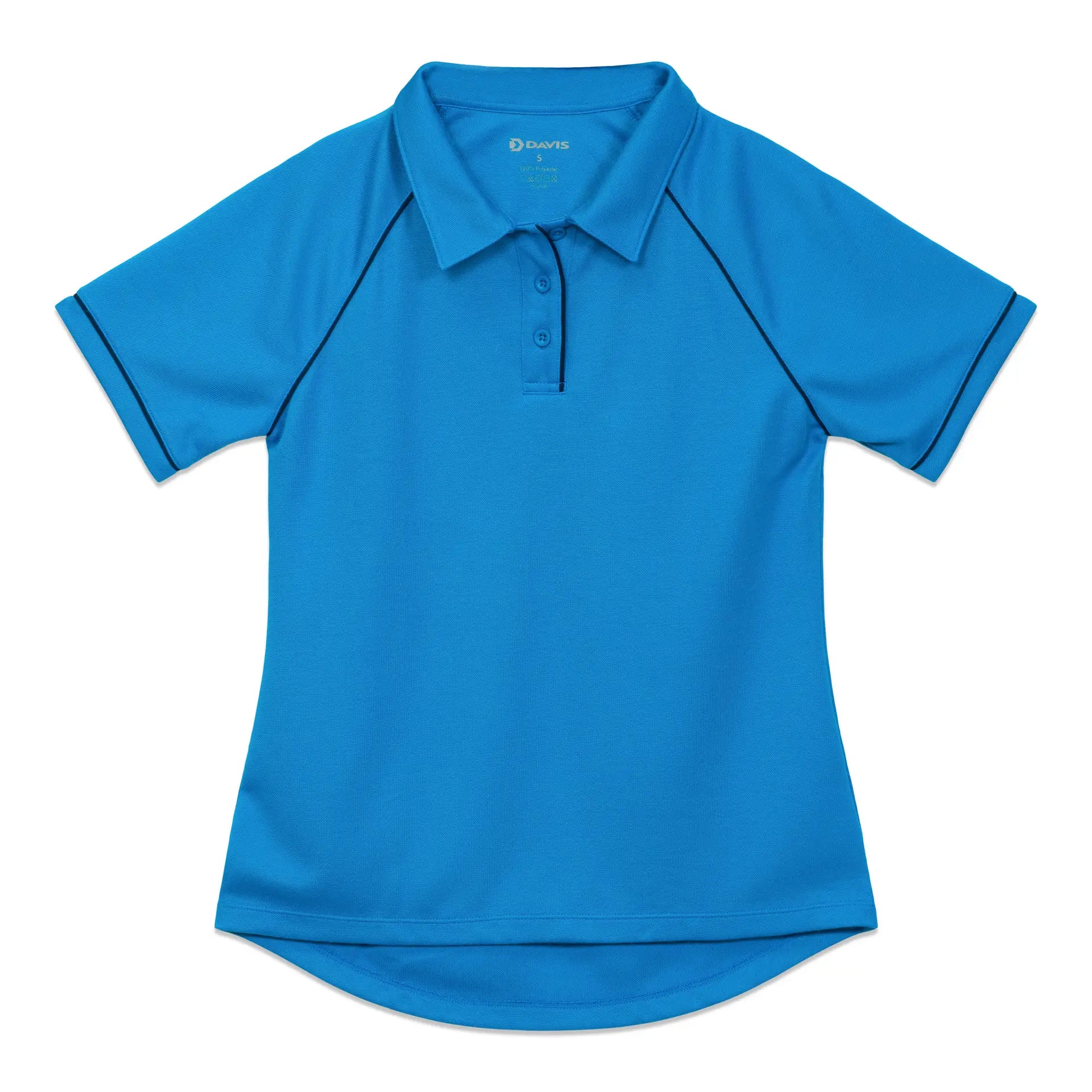 Women's C3 Bright Blue Raglan Sleeve Volleyball Referee Shirt