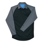 MX3 Black/Charcoal LS Raglan Sleeve Umpire Shirt