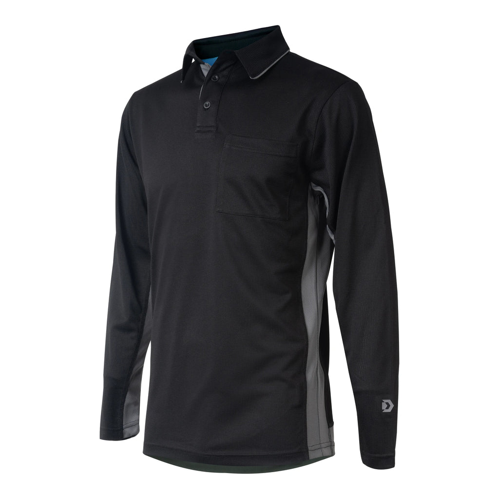 BFX MLB Side Panel Homage V2 LS Black Umpire Shirt
