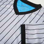 BFX Gray Pinstripe Referee Shirt - Tall