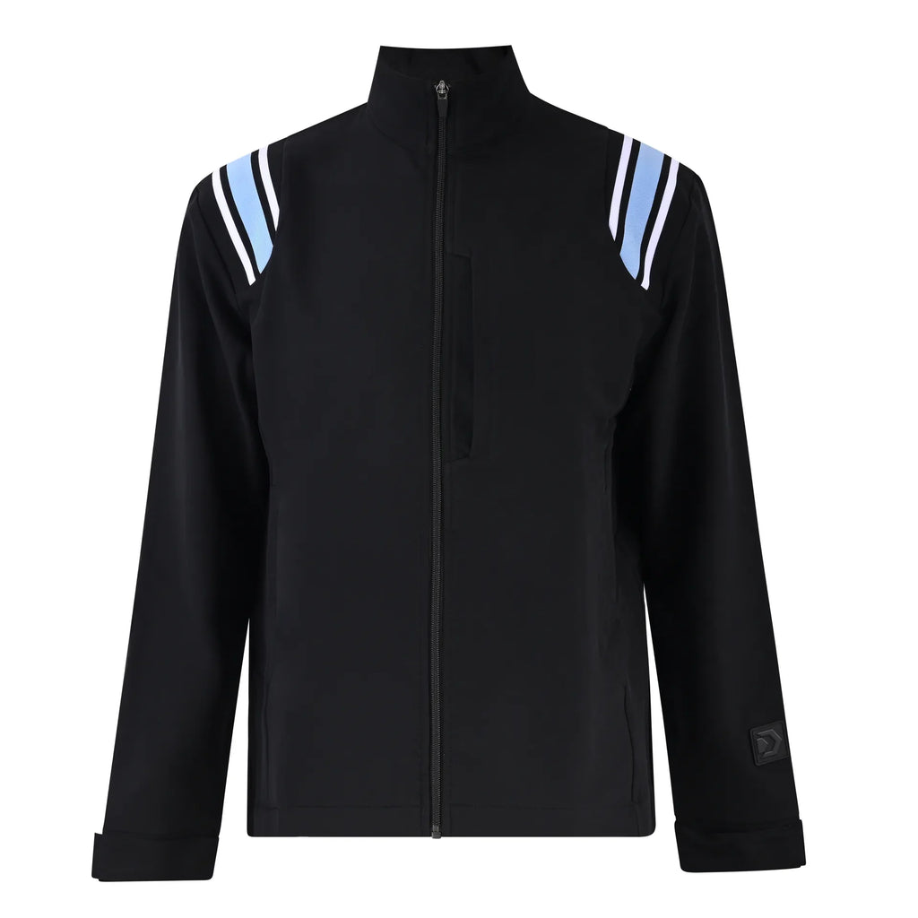 BFX Soft Shell Black/Powder Blue Traditional Jacket