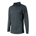 BFX MLB Side Panel Homage V2 LS Charcoal Umpire Shirt
