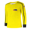 Illinois (IHSA) Davis Women's IHSA AeroFLX Soccer Yellow Referee LS Shirt 2.0
