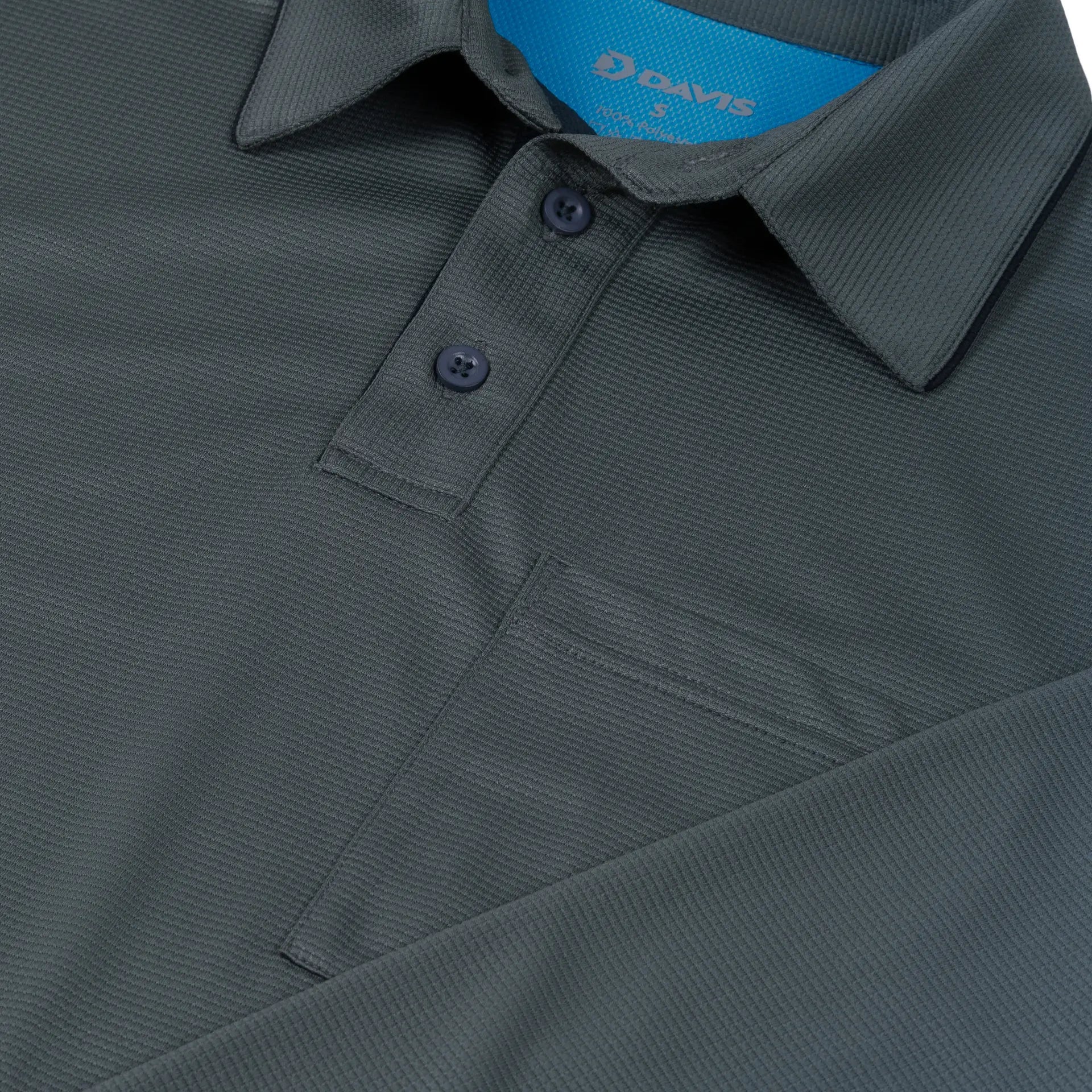 Little League BFX MLB Side Panel LS Charcoal Umpire Shirt