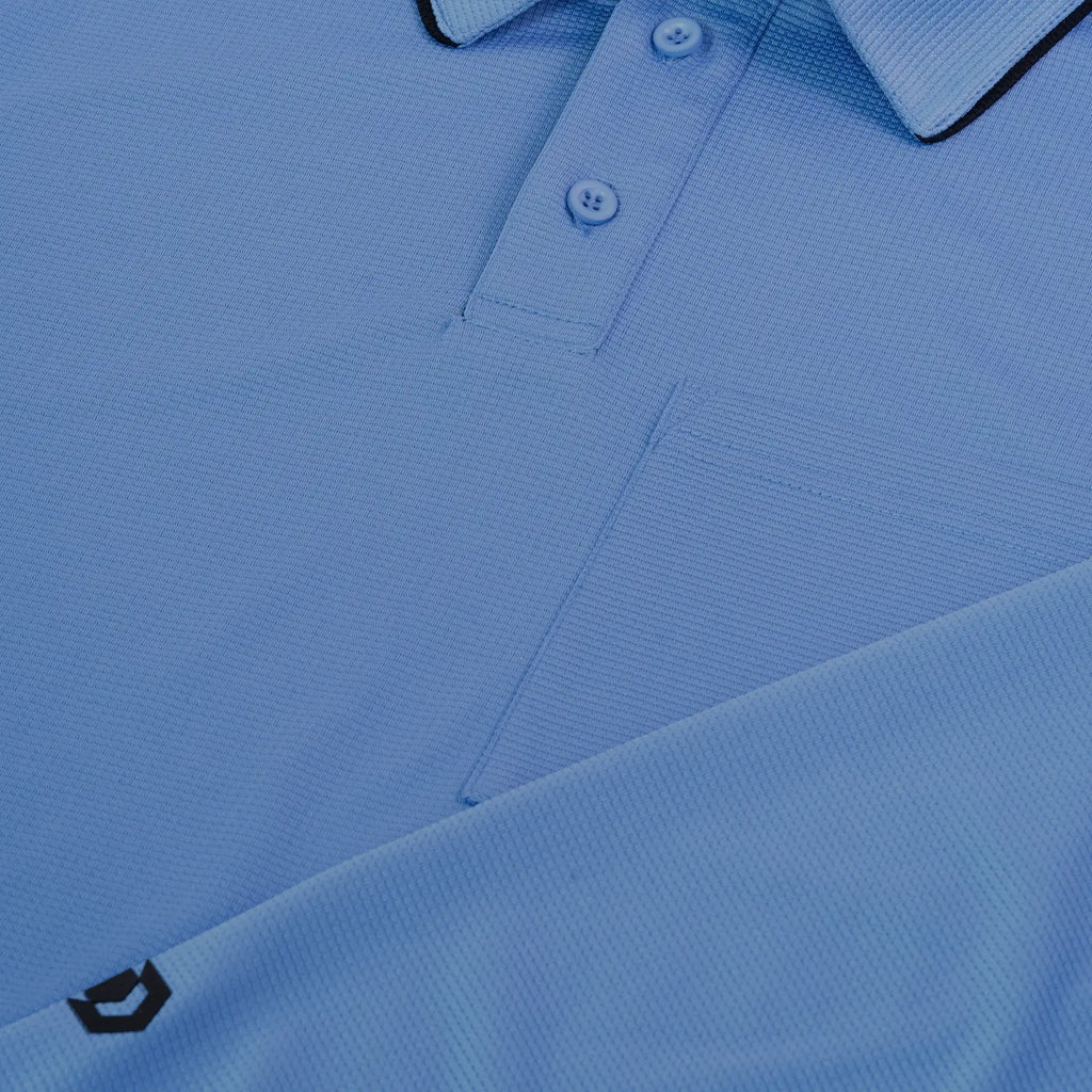 BFX MLB Side Panel Homage V2 LS Sky Blue Umpire Shirt