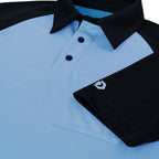 Little League MX3 Powder Blue/Black Raglan Sleeve Umpire Shirt
