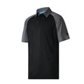 MX3 Black/Charcoal Raglan Sleeve Umpire Shirt