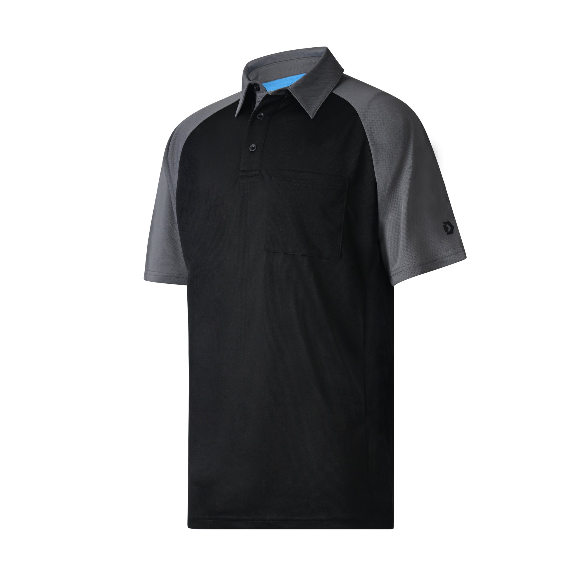 MX3 Black/Charcoal Raglan Sleeve Umpire Shirt