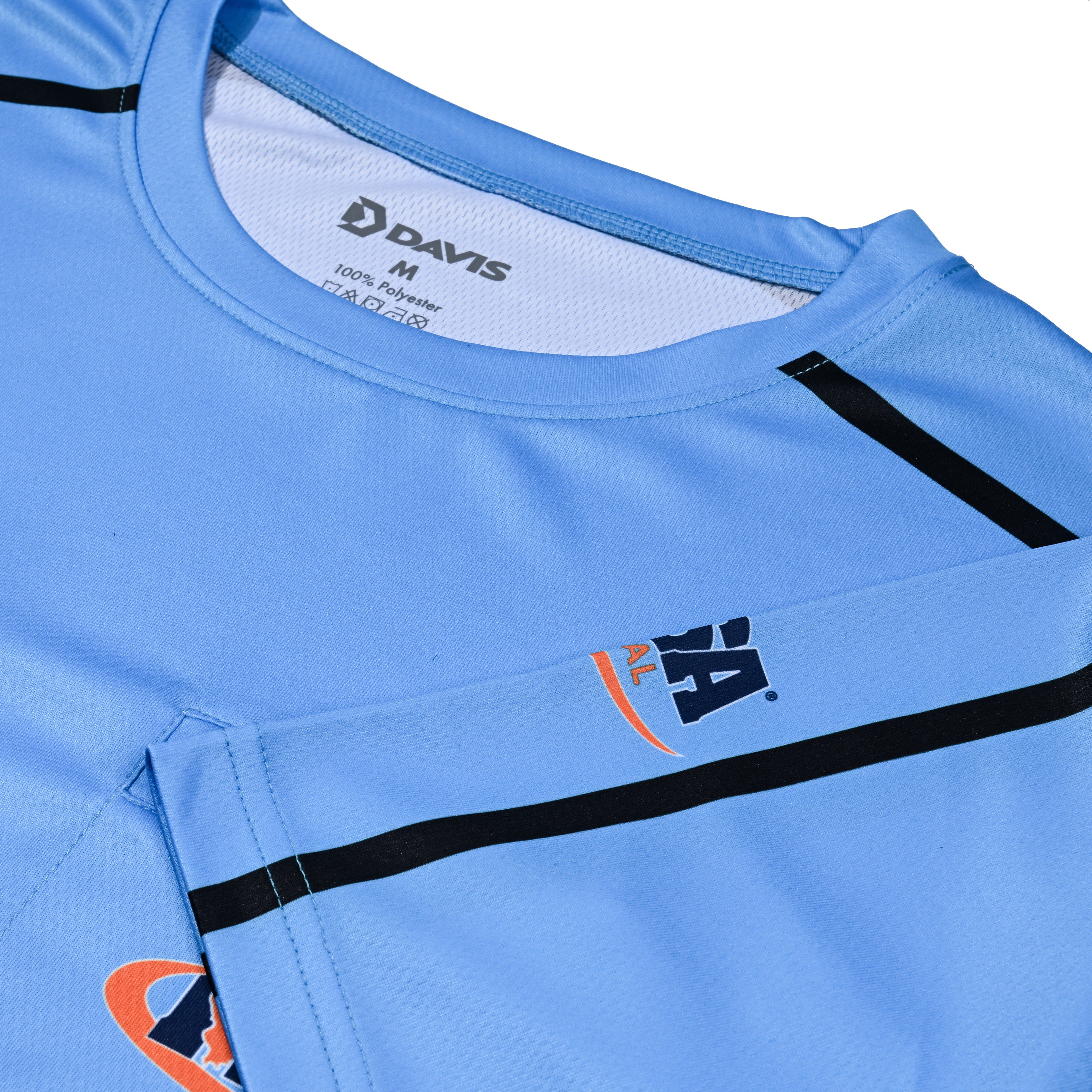 Illinois (IHSA) Davis Women's IHSA AeroFLX Soccer Blue Referee Shirt 2.0
