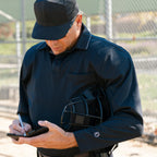 BFX MLB Side Panel Homage V2 LS Black Umpire Shirt