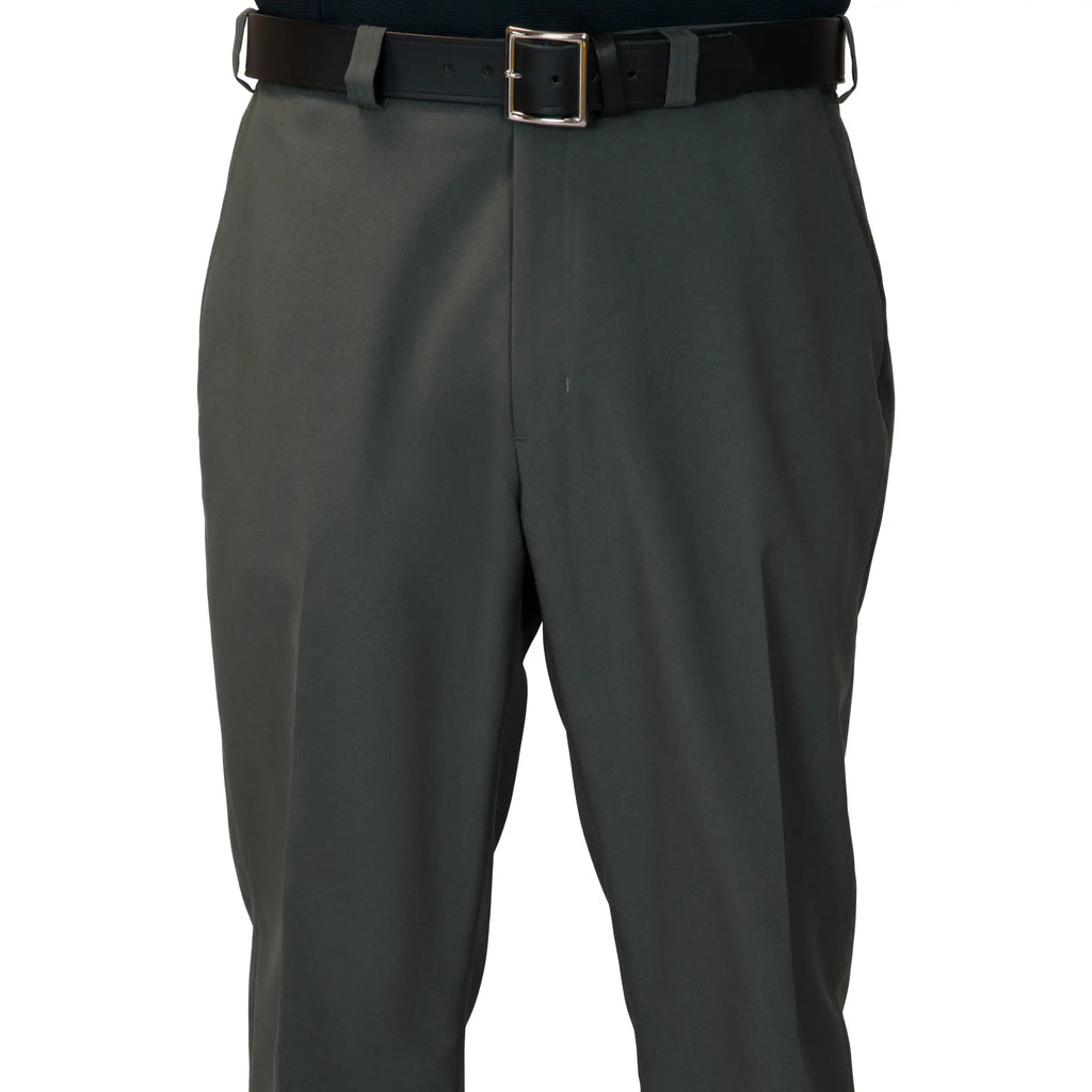 Core Lightweight Flat Front Charcoal Base Umpire Pant