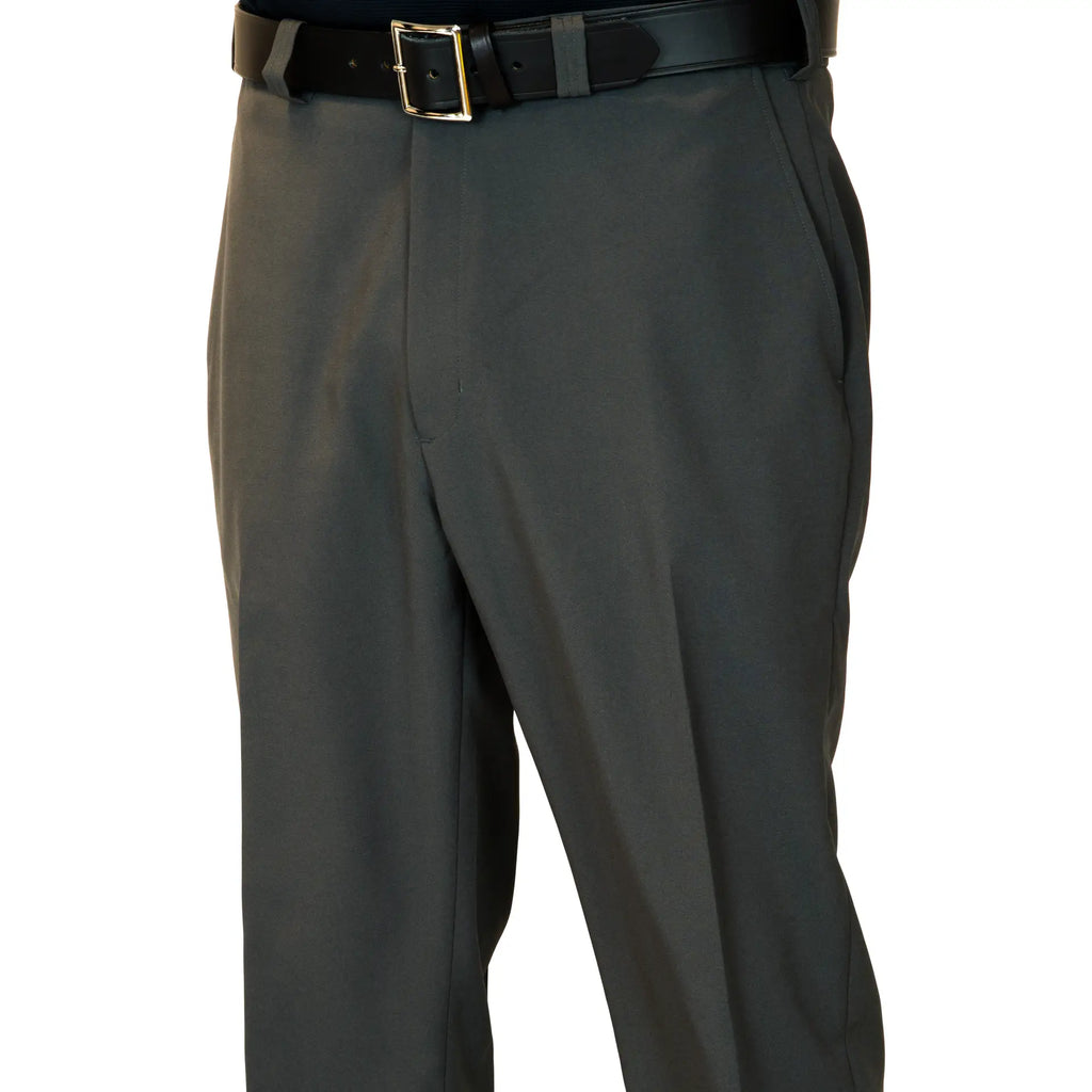 Core Lightweight Flat Front Charcoal Base Umpire Pant