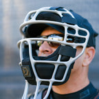 Mirage 12 XCG Silver Umpire Mask + D3O® Cloud4 Pads