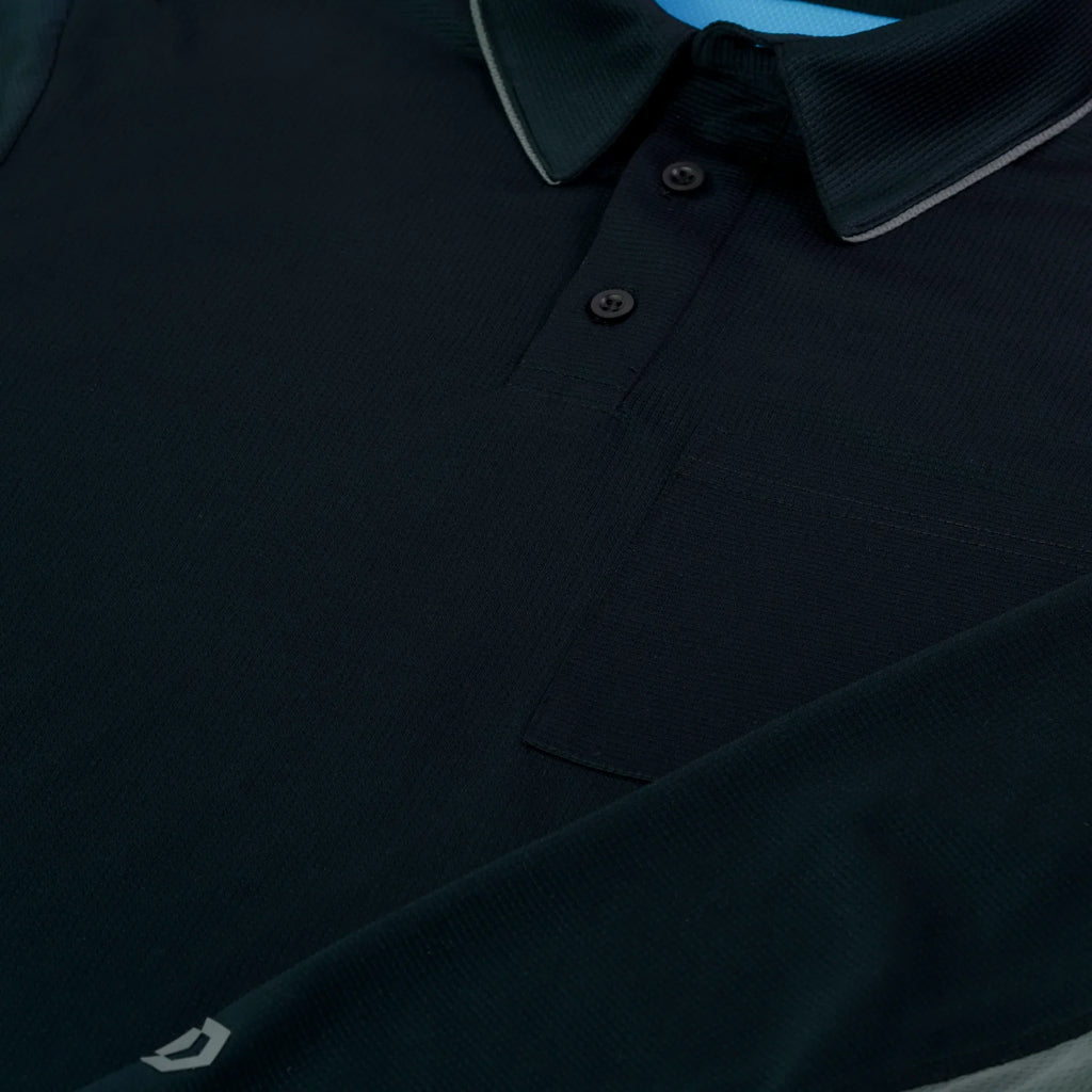 BFX MLB Side Panel Homage V2 LS Black Umpire Shirt