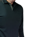 Little League BFX MLB Side Panel LS Black Umpire Shirt